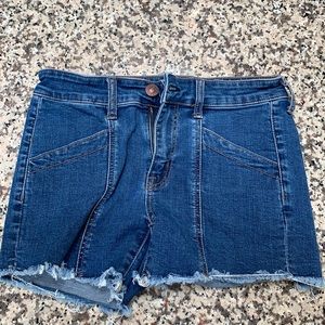 American Eagle midi jean shorts